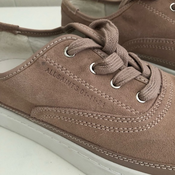 New All Saints Pink Platform Sneakers 11 - Picture 3 of 11